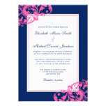 El casarse de los remolinos del Flourish de los az Invitaciones Personales