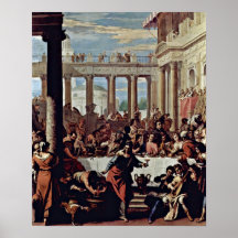 El casarse en Cana de Sebastiano Ricci Posters