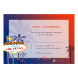El casarse en Las Vegas Nevada RSVP (3.5x5) Comunicados