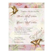El casarse floral subió Peony de las flores del tu Invitación Personalizada