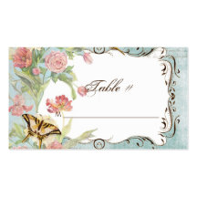 El casarse floral subió Peony de las flores del tu Plantillas De Tarjeta De Negocio