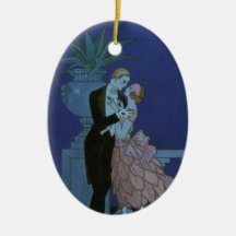 El casarse romántico de los recienes casados del a ornaments para arbol de navidad
