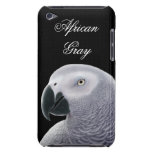 El caso del tacto de iPod del loro del gris africa iPod Case-Mate Cárcasa