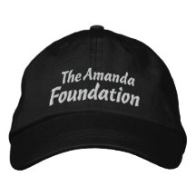 El casquillo bordado fundación de Amanda Gorras De Beisbol Bordadas