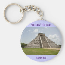 "EL Castillo" (el castillo) en Chichen Itza Llavero