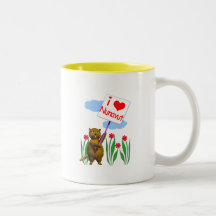 El castor canadiense ama Nunavut Tazas