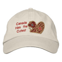 El castor más lindo gorra bordada