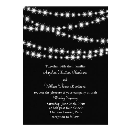 El centelleo enciende la invitación del boda (el n