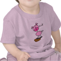 El cerdo dice Oink las camisetas y los regalos