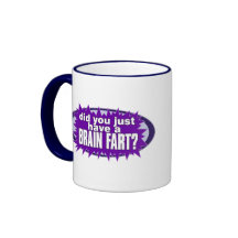 El cerebro Fart taza