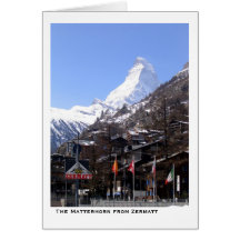 El Cervino de Zermatt Felicitación