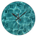 El chapoteo del trullo numera el reloj de pared de