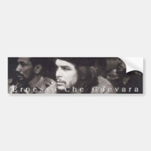 EL Che Guevara Etiqueta De Parachoque