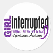 El chica interrumpió 1 Leiomyosarcoma Etiqueta