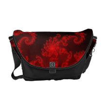 El chino   inspiró el bolso rojo y negro bolsa messenger