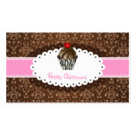 El chocolate elegante de PixDezines remolina magda tarjetas de negocio