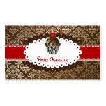 El chocolate elegante de PixDezines remolina magda tarjetas de negocio
