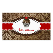 El chocolate elegante de PixDezines remolina magda Tarjetas Personales
