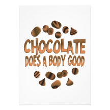 El chocolate hace bueno invitación