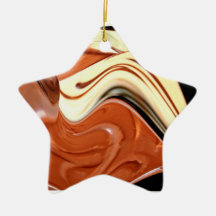 El chocolate remolina ornamento adorno para reyes
