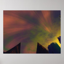 El cielo coloreado Incedent Poster