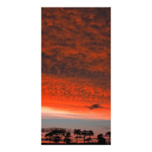 El cielo se arde tarjeta fotográfica personalizada