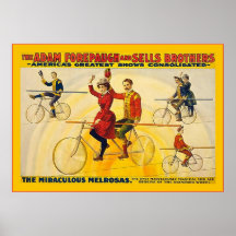 El circo milagroso 1900 del vintage del ~ del ~ de posters