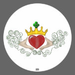 El Claddagh (a todo color) pegatinas