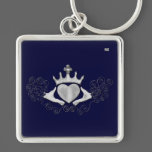 El Claddagh (plata) llaveros