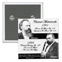 El Clarinetist Mühlfeld inspiró a Brahms Pin
