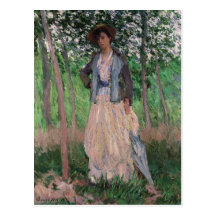 El cochecito - Claude Monet Postales