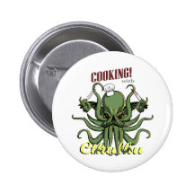 El cocinar con Cthulhu Pin