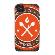El cocinar de la hoguera de Oxygentees iPhone 4 Carcasa