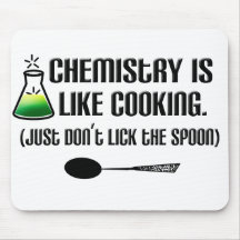 El cocinar de la química alfombrilla de ratones