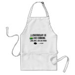 El cocinar de la química delantales