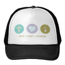 El cocinar del amor de la fe gorra