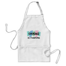 El cocinar es Forever Delantal
