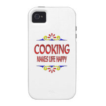 El cocinar hace vida feliz iPhone 4 funda