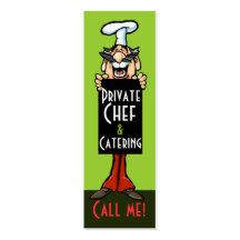 El cocinar italiano de abastecimiento del cocinero tarjeta personal