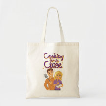 El cocinar para un tote de la curación bolsa