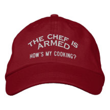 El cocinero es 2 ARMADOS Gorra De Beisbol Bordada