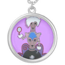 El collar con cresta chino "perrito de los perros 