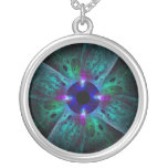El collar de la plata del extracto del ojo