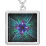 El collar de la plata del extracto del ojo