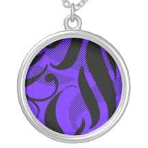 El collar de plata del tigre del ✽Black de las muj