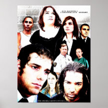 El color "Cinderblock soña" el poster del carácter
