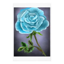 El color de rosa azul papeleria personalizada