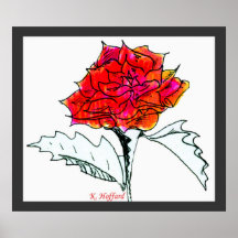 El color de rosa poster