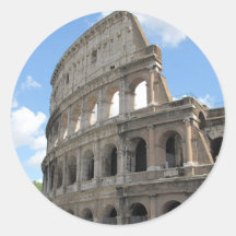 El Colosseum romano Etiqueta