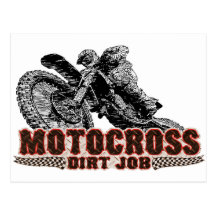 El competir con de la motocicleta tarjetas postales